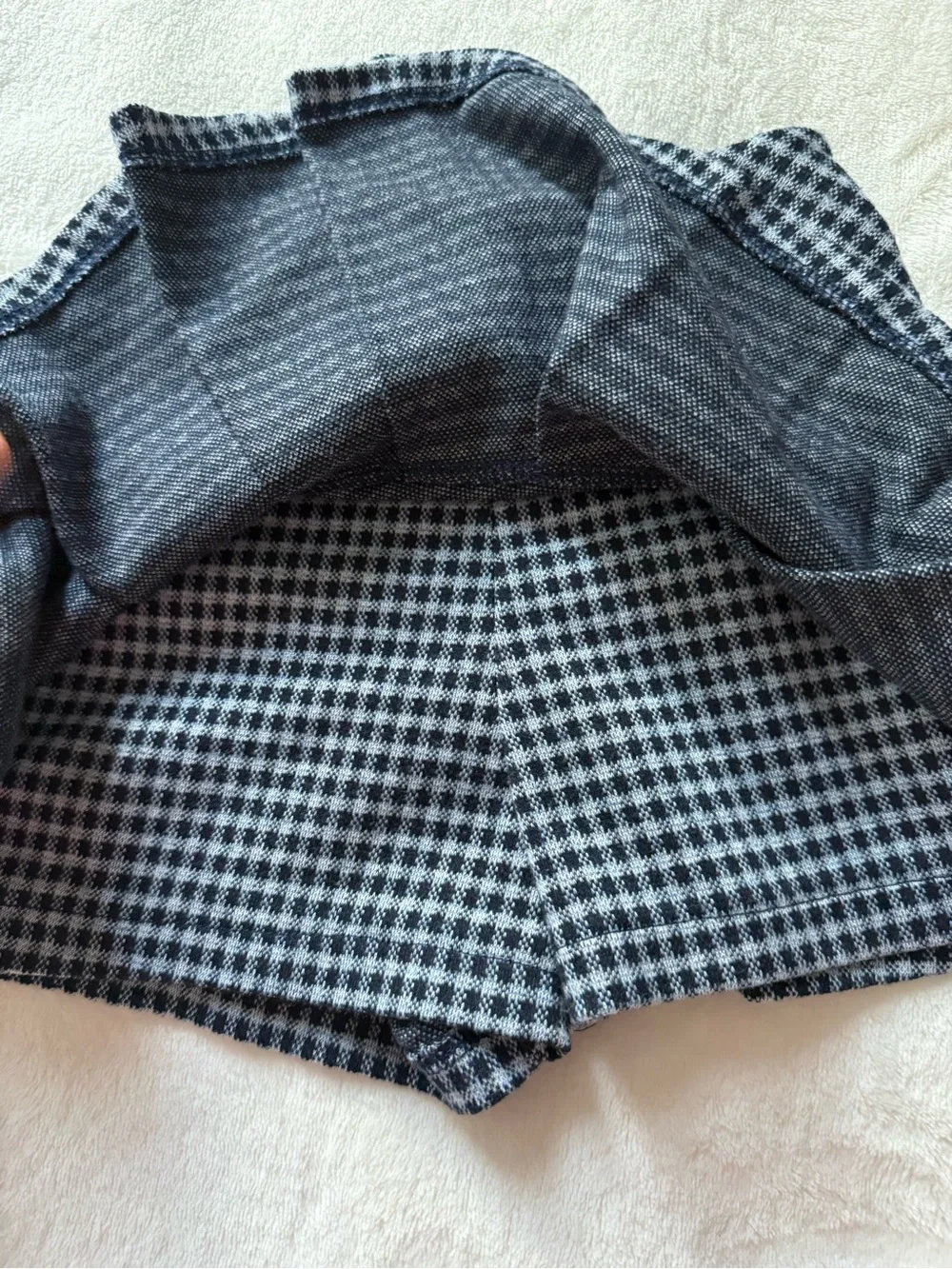 Zara girl Plaid Pleated Mini Skort 5T